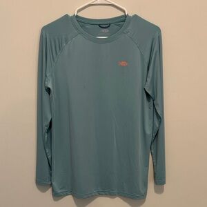 AFTCO Samurai Performance Teal Long Sleeve Shirt